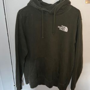 The North Face Colorblock hoodie, Olive green, M